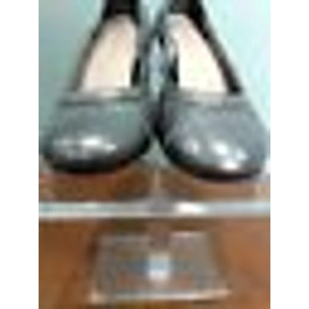Cole‎ Haan Wedge Heel Leather Slip On, Size 6 B